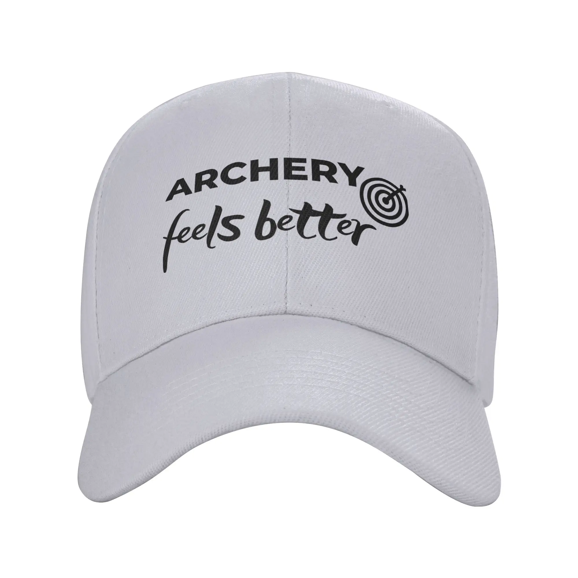 Archery Feels Better  Archery Sun Baseball Cap  Summer Stylish Trucker Hat For Men Adult Tennis Skate Baseball Caps
