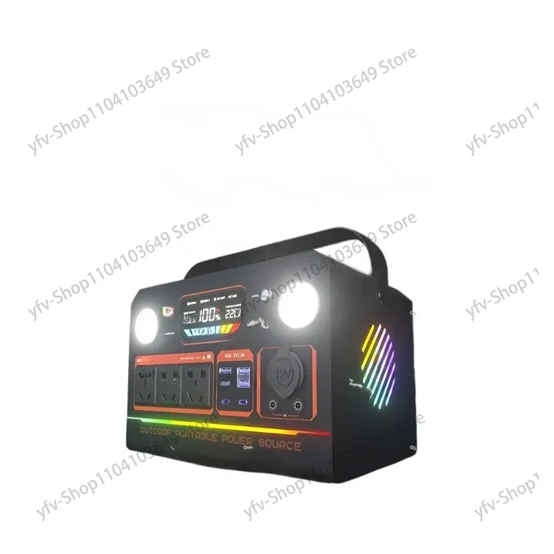 Mobile outdoor power supply 220V large-capacity portable live broadcast with socket battery camping self-driving tour