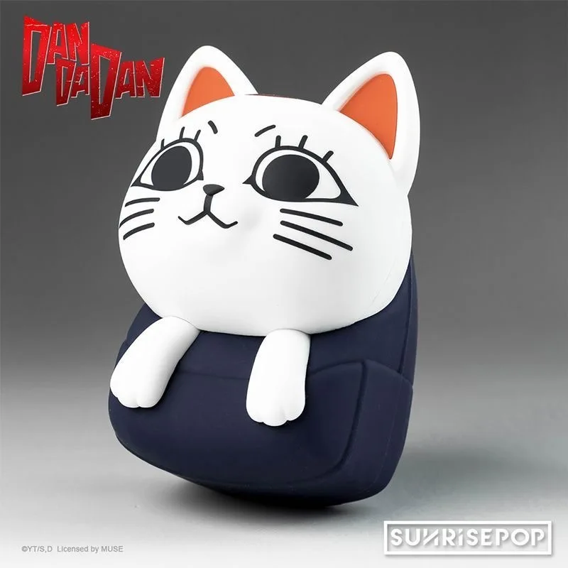 Anime Dandadan Lucky Cat Plush Coin Purse Dandadan Wallet Portable Coin Bag Key Earphone Coin Organizer Pouch Zipper Bag Gift