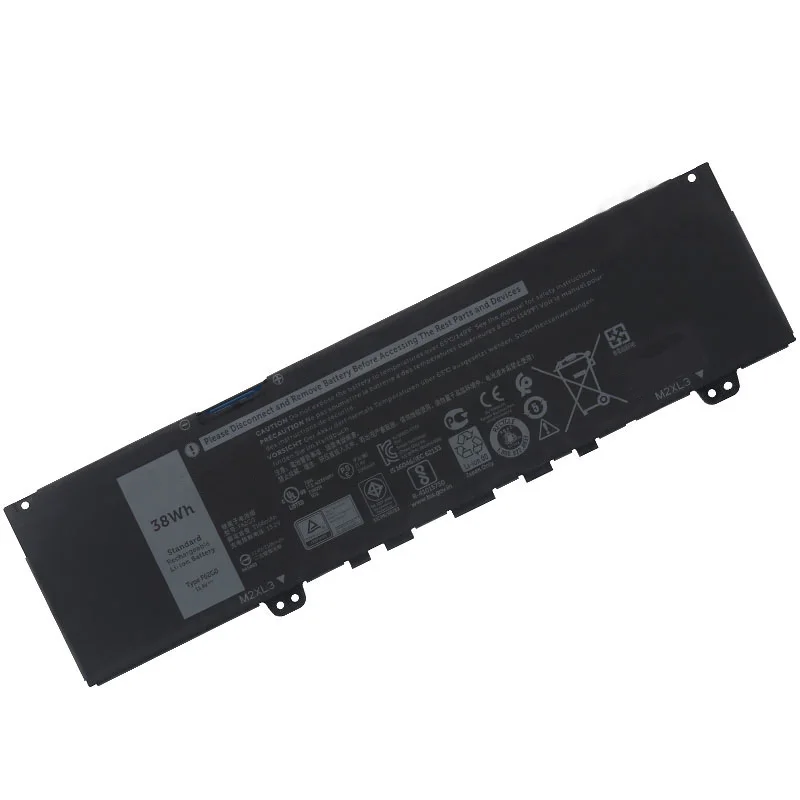 Imagem -03 - Nova Bateria do Laptop Original para Dell Inspiron 5370 7370 7373 Vostro 5370 Rpjc3 P87g 39dy5 11.4v 13 F62g0 38wh