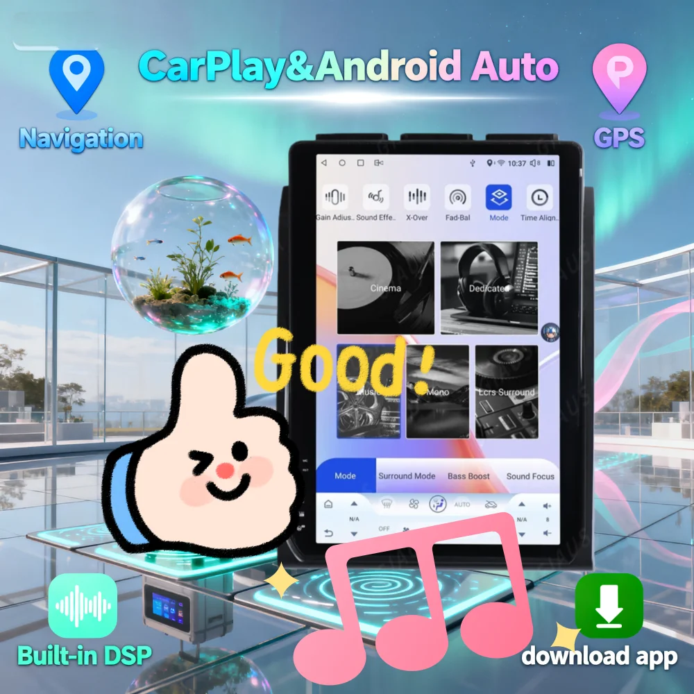 

14.5" For Ford F150 F250 2015-2021 Android Intelligent Systems Multimedia Video Player Qualcomm GPS Navigation Stereo DSP Head