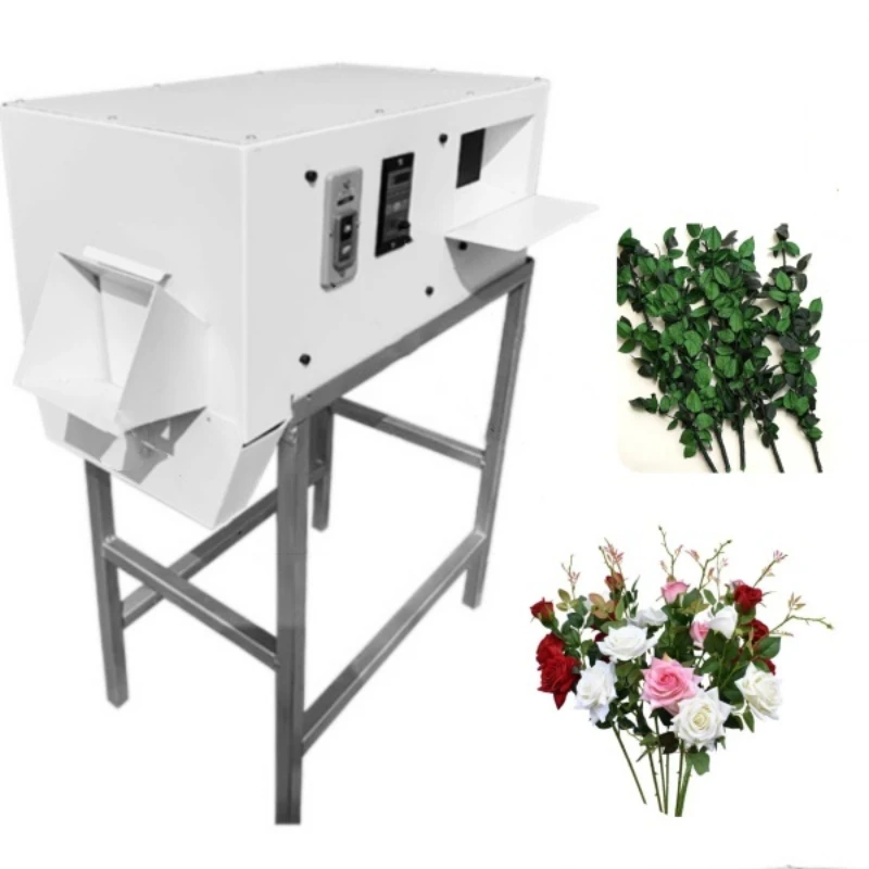 Farm florist rose processing machine flower thorn removal machine rose leaf removal machine