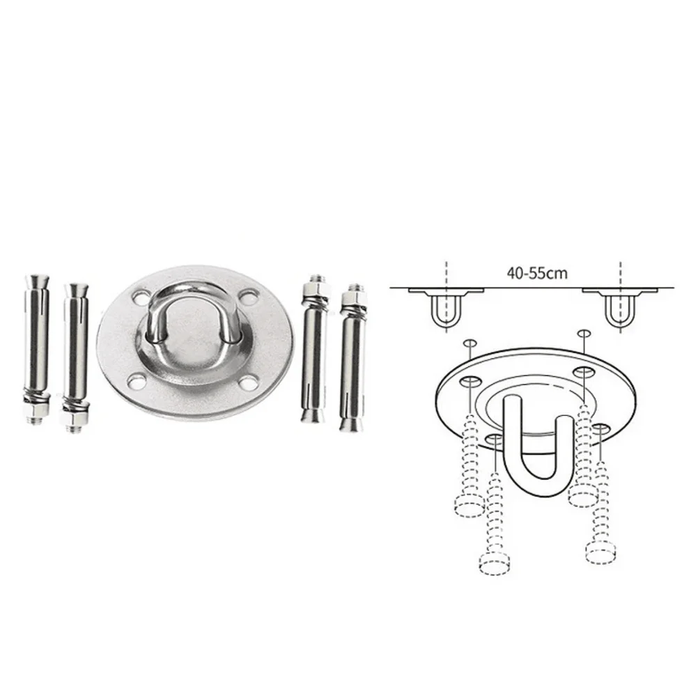 

1 Set Of Hanging Chair Accessories Metal Swing Chain Buckle For Hammock Swing Chair Durable Sturdy Easy Install Indoor Outdoor