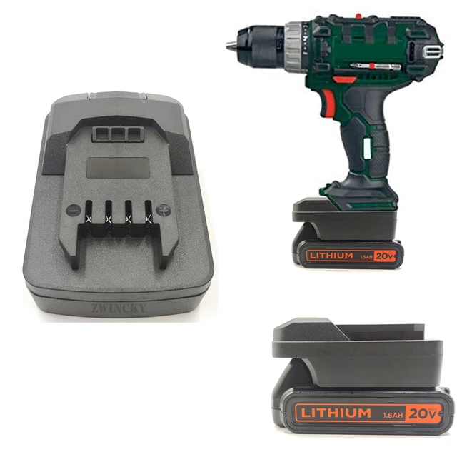 For Black Decker Porter Cable Stanley 18V 20V Battery Convert to For Parkside 20V Li ion Battery Electrical Tool Battery Adapter AliExpress