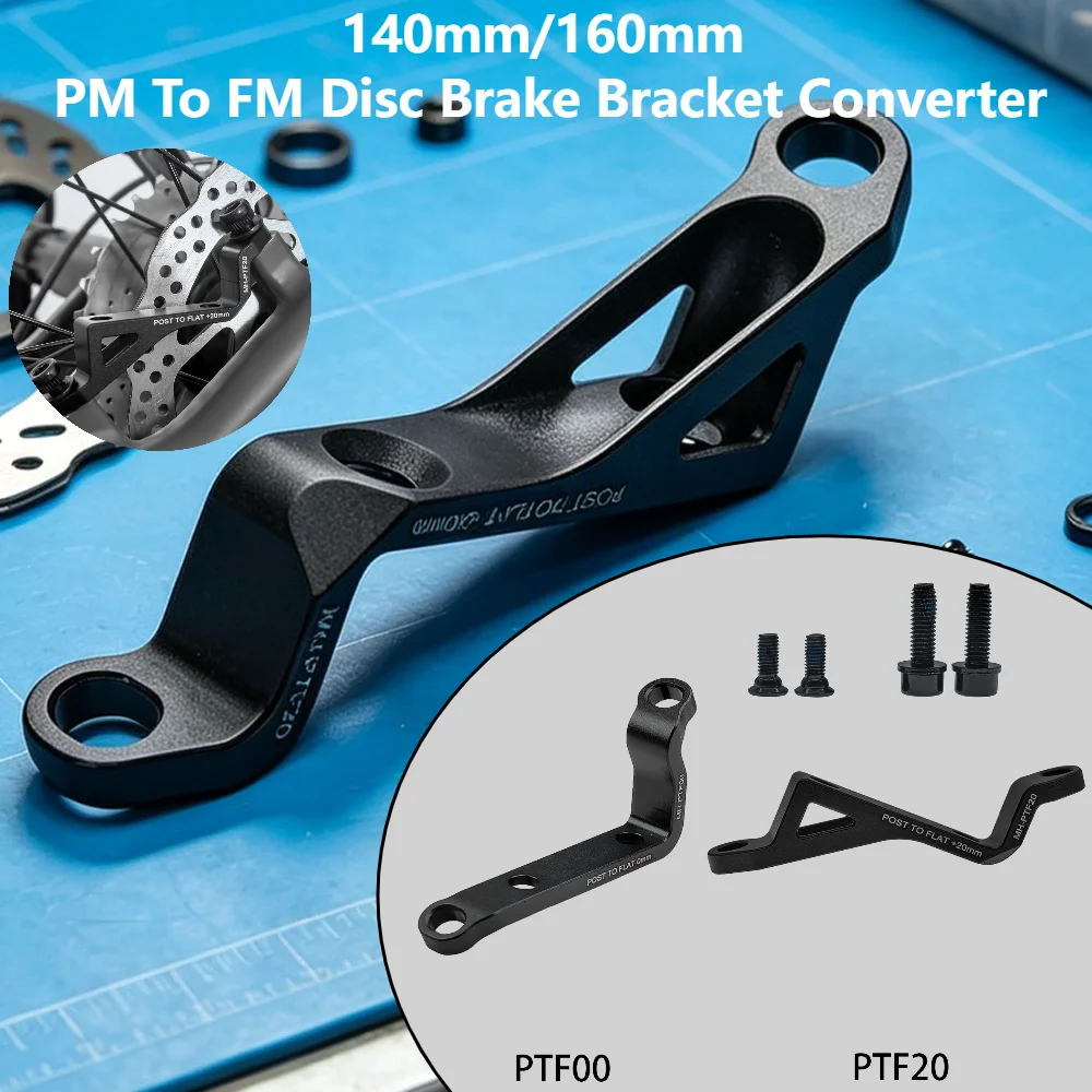 MTB Disc Brake Mount Adapter 140mm 160mm Rotor Adaptor Bicycle Fork Frame Rear Caliper PM To FM Disc Brake Bracket Converter