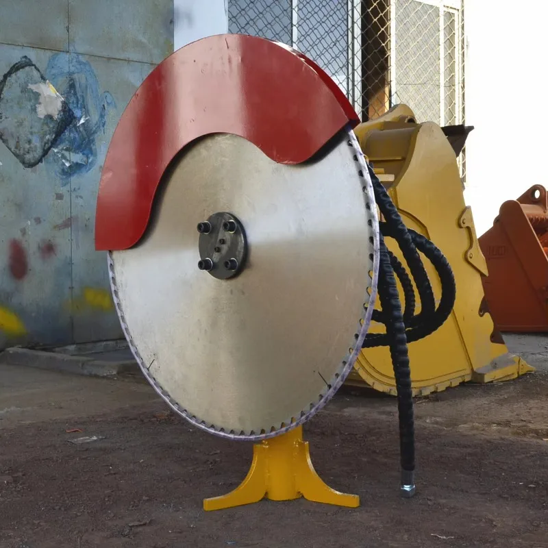 Scie circulaire de vente chaude coupant la scie hydraulique de roche de béton de grès de roche dure pour des machines d'ingénierie de pelle