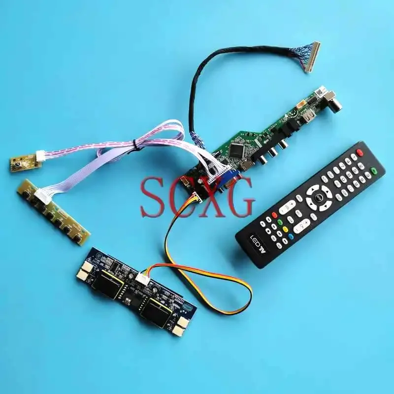 For HSD190MEN3 HT190E01 Laptop Monitor Panel Controller Board VGA HDMI-Compatible AV USB LVDS 30 Pin 19