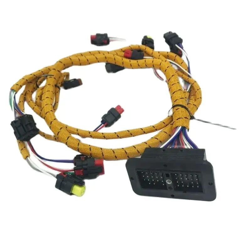 For Caterpillar E312D 313D 315D 318D engine wiring harness C4.2 plug connection line high temperature 310-9688  519-3844