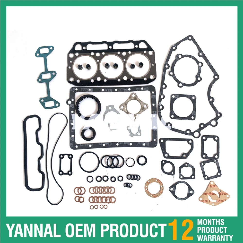 

Full Gasket Kit For Yanmar 3T75U John Deere F17 FX17