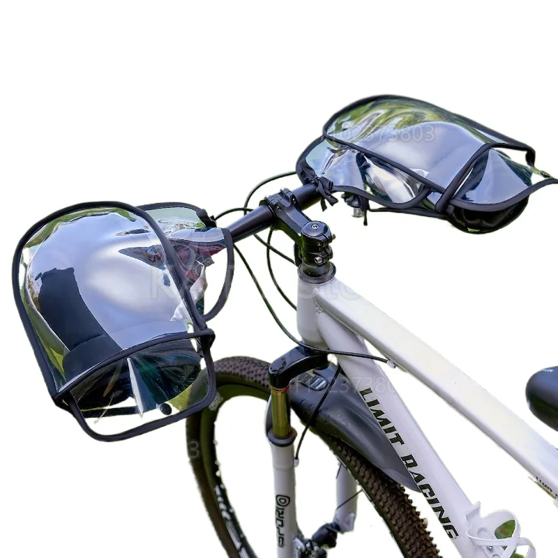 

Горный велосипед, чехол на ручку велосипеда, зимнее теплое универсальное холодное и лобовое стекло, водонепроницаемый хлопковый чехол на ручку для студенческого велоспорта