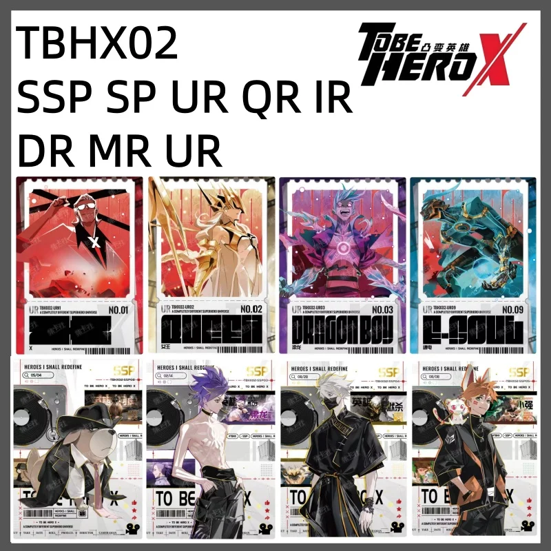 

Подлинная карта To Be HERO X Series TBHX-02, коллекционные карты SSP SP MR SSR, ограниченная серия, коллекционная карта героев, анимационных мультфильмов