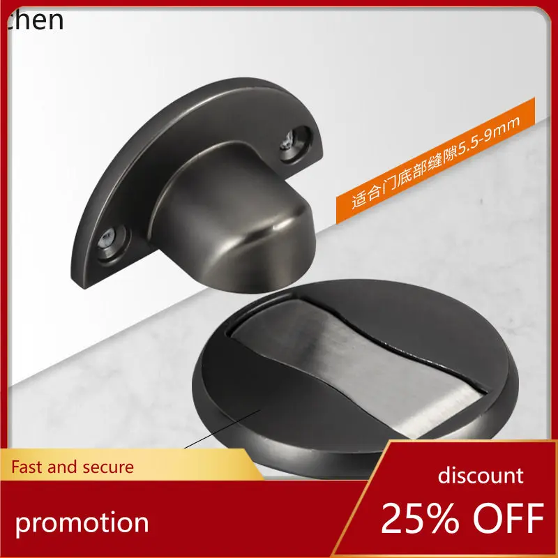 

Zml door stopper without punching bathroom strong magnet rear anti-collision door stopper new arrival door stopper