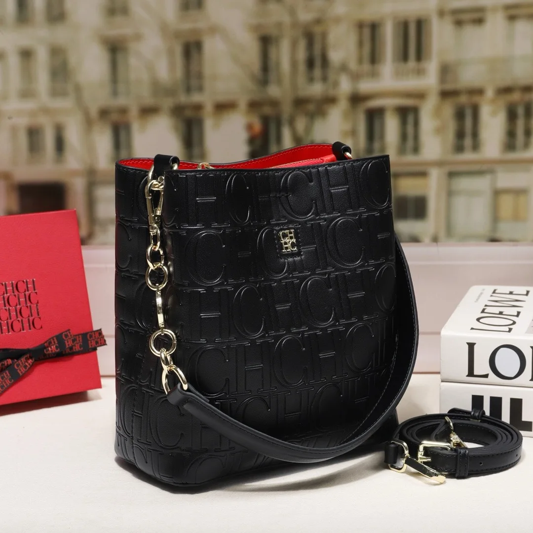 

2025 Classic Women's Shoulder Bag Solid Color Large Capacity Letter Design Daily Commute Tote Handbag Gift Black Brown