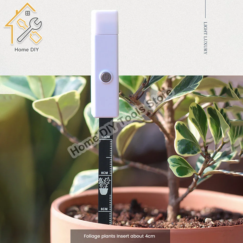 3 Color Indicate Light Soil Moisture Sensor Monitor Plants Flower Soil Hygrometer Plant Detector Garden Care Humidity Meter