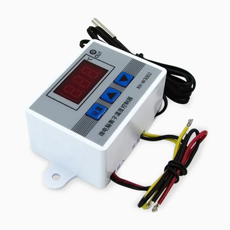 Microcomputer Thermostat Thermoregulator Heat Cool Temperature Control Switch Temperature Controller Digital Display