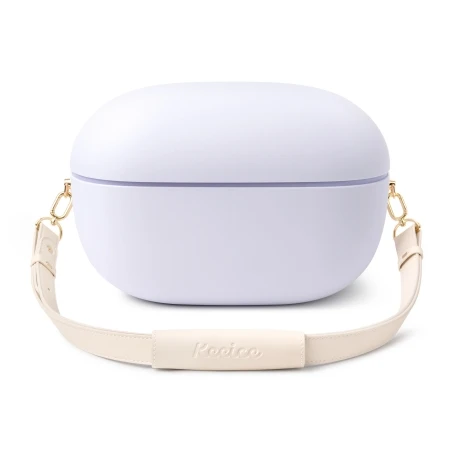 2025 Nueva mini caja más fresca rosa de doble zona: refrigerador y congelador portátiles para el cuidado de la piel para mujeres, camping y viajes al aire libre