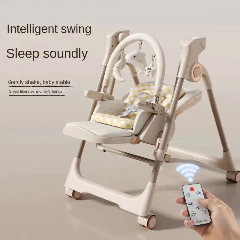2026 Electric 2 in 1 High Swing Chair Multifunction Rocking Dining Chair for Baby Children Dining From Kidilo High Chair