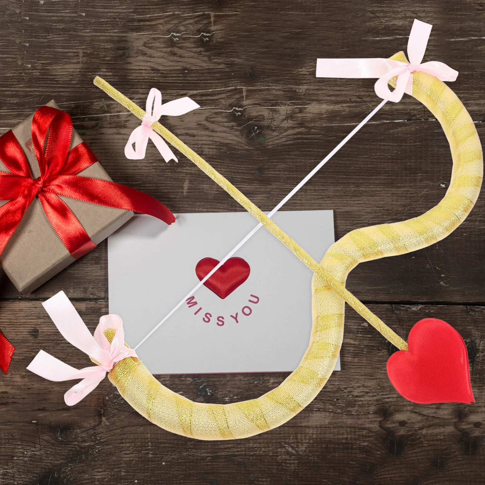 1Set Amor Bogen Pfeil Stirnband Amor Kostüm Cosplay Kit Valentine Party Foto Prop Nette Zubehör Valentine Party Decor