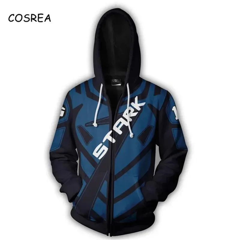 aa Bear House 002 Endgame Cosplay Tony Stark Sweatshirt Tracksuit for Boys Thanos Loki Cropped Hoodie Thor Zip HoWAT99 ★ ★