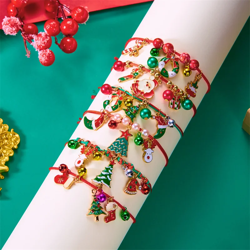 Christmas Woven Bracelet