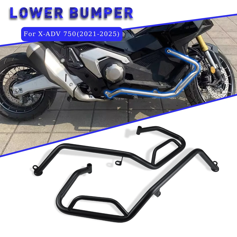 

New Motorcycle Bumper Protection Metal Anti-collision Bar Frame Protector Frame For Honda XADV 750 X-ADV750 2021-2025