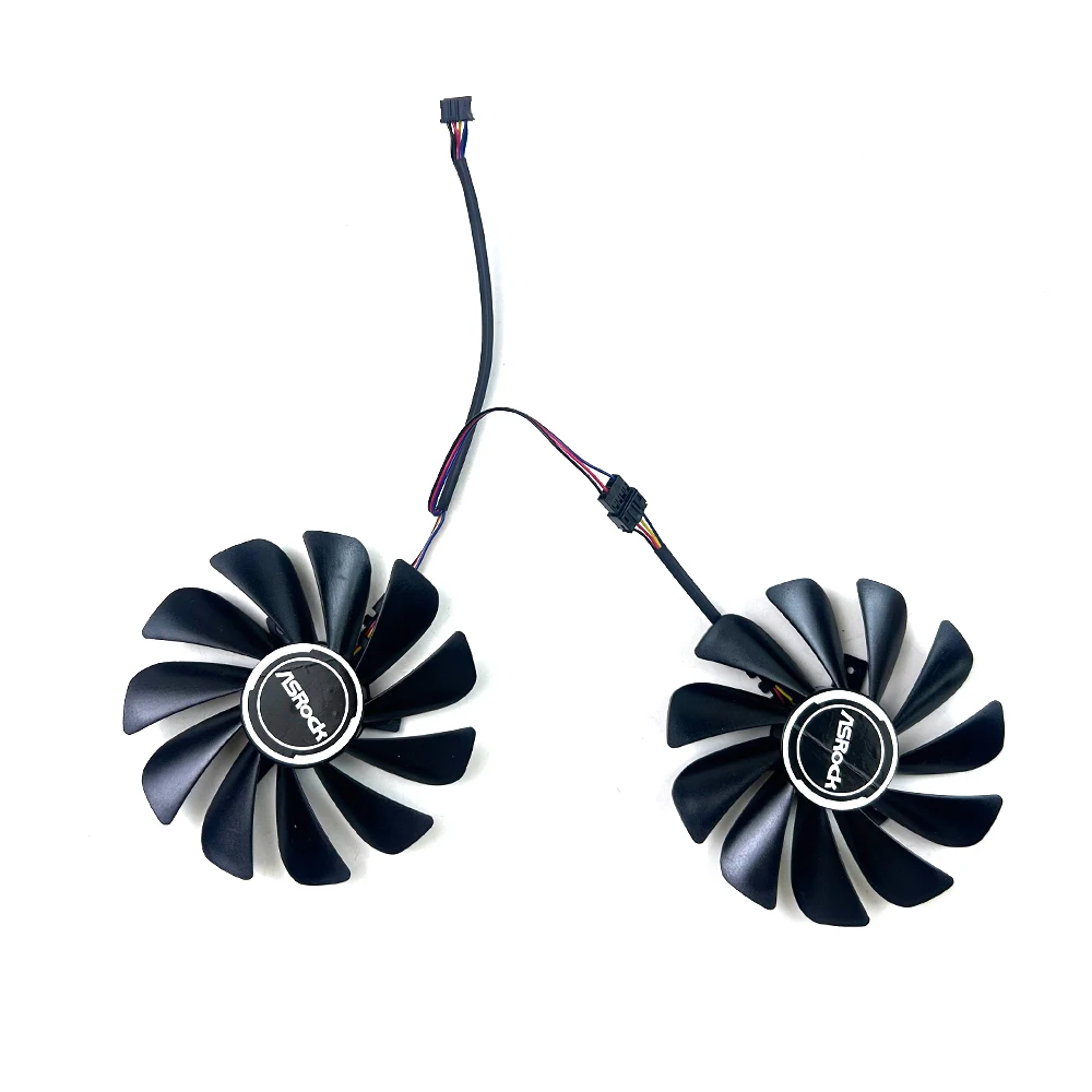 Bricolage ventilateur Coling 95mm 4pin RX6600 6700 XT ventilateur GPU pour ASRock Radeon RX6600 6700XT Arc B580 Challenger RX 7600 CL ventilateurs