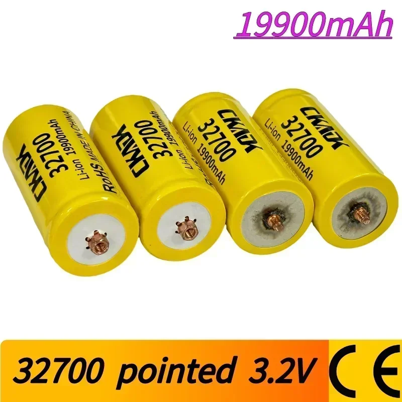 Original 32700 3.2V 19900mAh Rechargeable Lithium Battery 32650 LiFePO4 5C Discharge Battery for Backup Power Flash of Charge