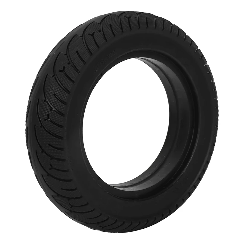 

10X2.5 Black Solid Tire For Electric Scooter Folding E-Bike Widened Tyre Rubber Non-Inflation Electric Scooter Tire