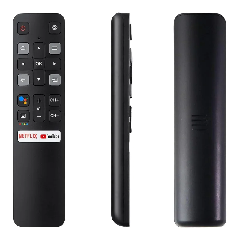 New Replaced Remote RC802V FNR1 Fit for T-C-L Android 4K Smart TV [NO Voice Function]