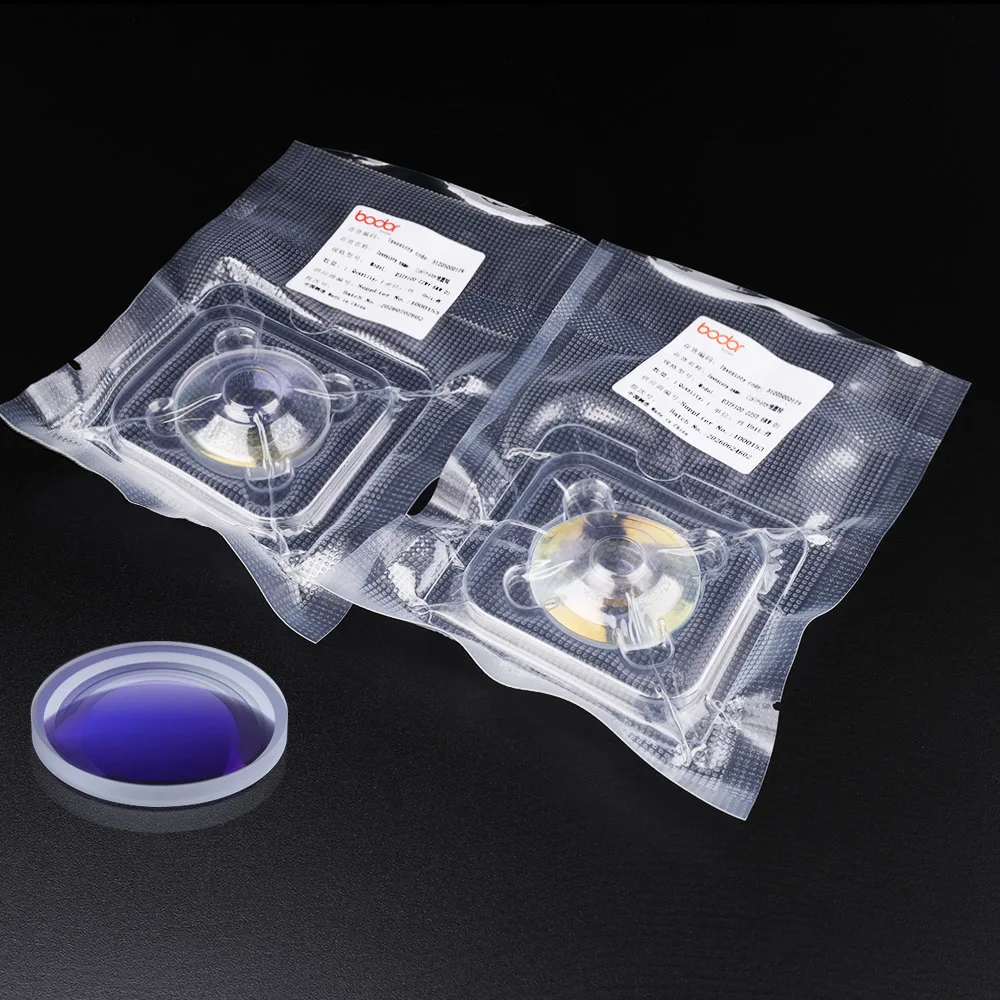 Original Bodor Laser-Fokussierlinse mit Halter D30 D37 D50.8 JGS1 Quarzglas-Laserkollimationslinse F100 F125 F150 F200 – Detail 3