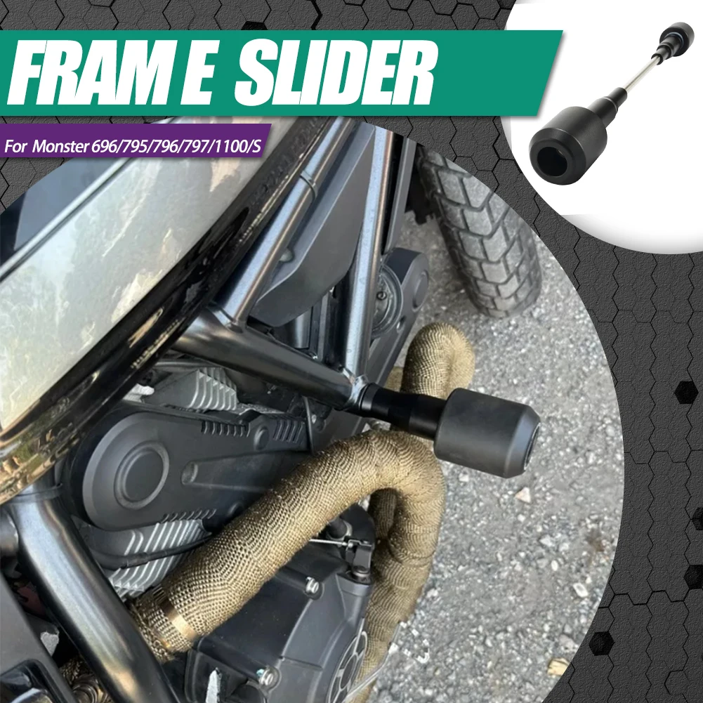 

Motorcycle Landing Protection Accessories Anti-Drop Frame Sliders Crash Protector For Ducati Monster 696/795/796/797/1100/S