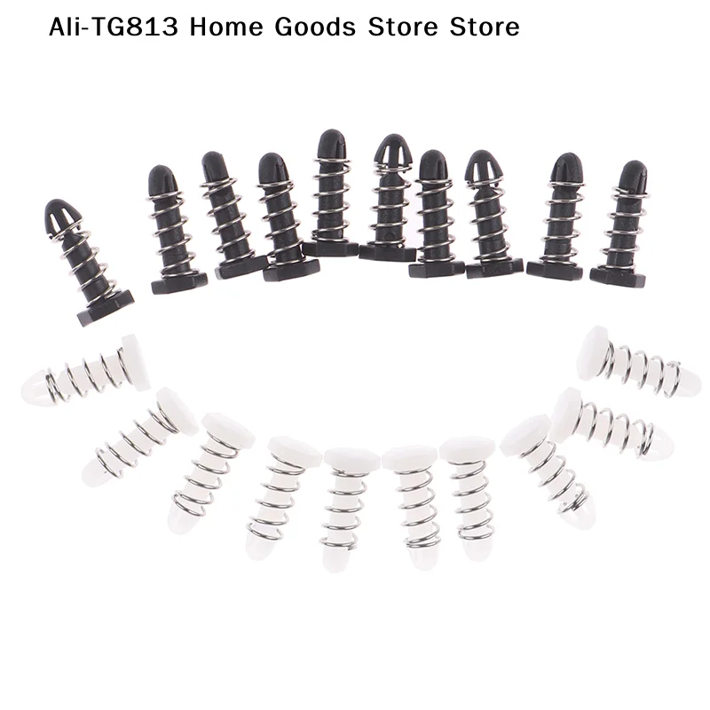 

[TG813]10pcs 14mm Plastic Nail Cooling Fan Spring Nails Heat Sink Clips