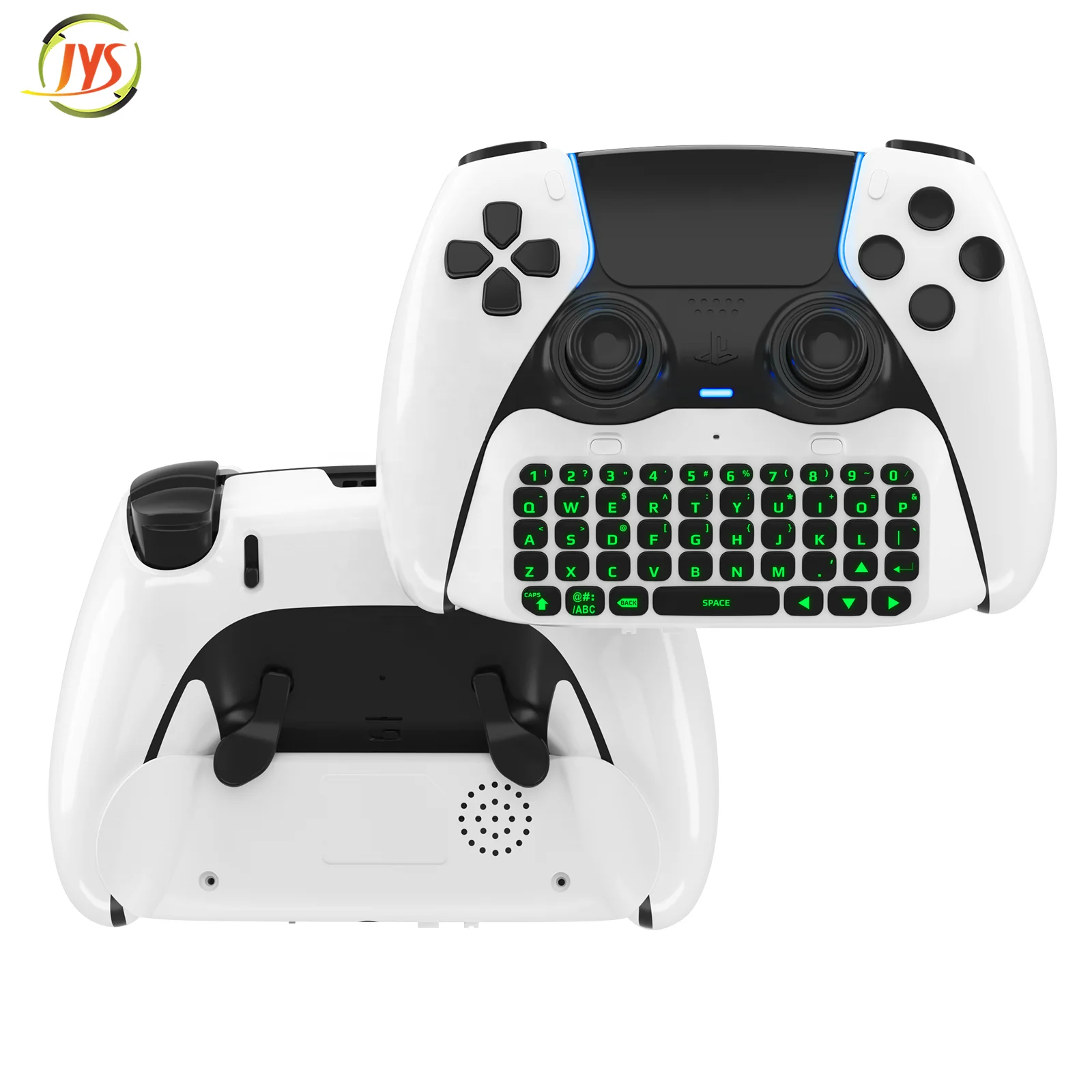 Mini Keyboard with Green Backlit for PS5 Dual Sense Edge Controller