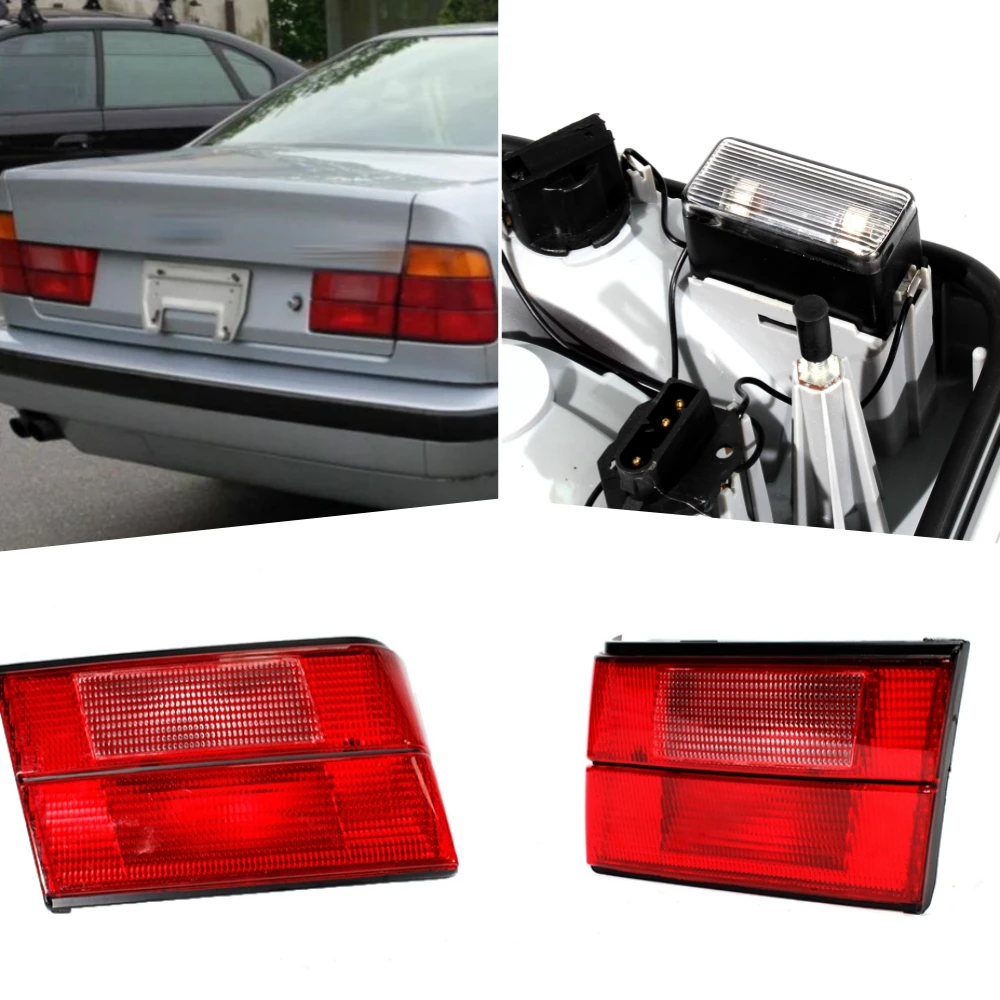 

Pair Inner Side Tail Rear Lamp Light For BMW 5 Series 525i 530i 540i E34 1988 1989 1990 1991 1992 1993 1994 1995