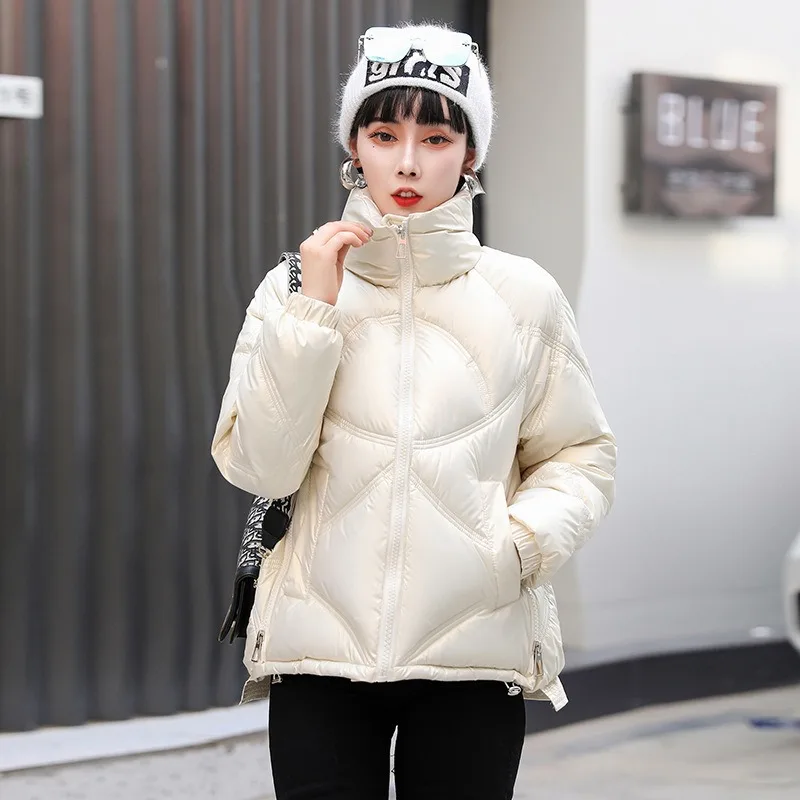 2023 New Women Down Cotton Coat Winter Jacket Short Parkas Loose Thick Outwear Leisure Time Given To Philandering Overcoat