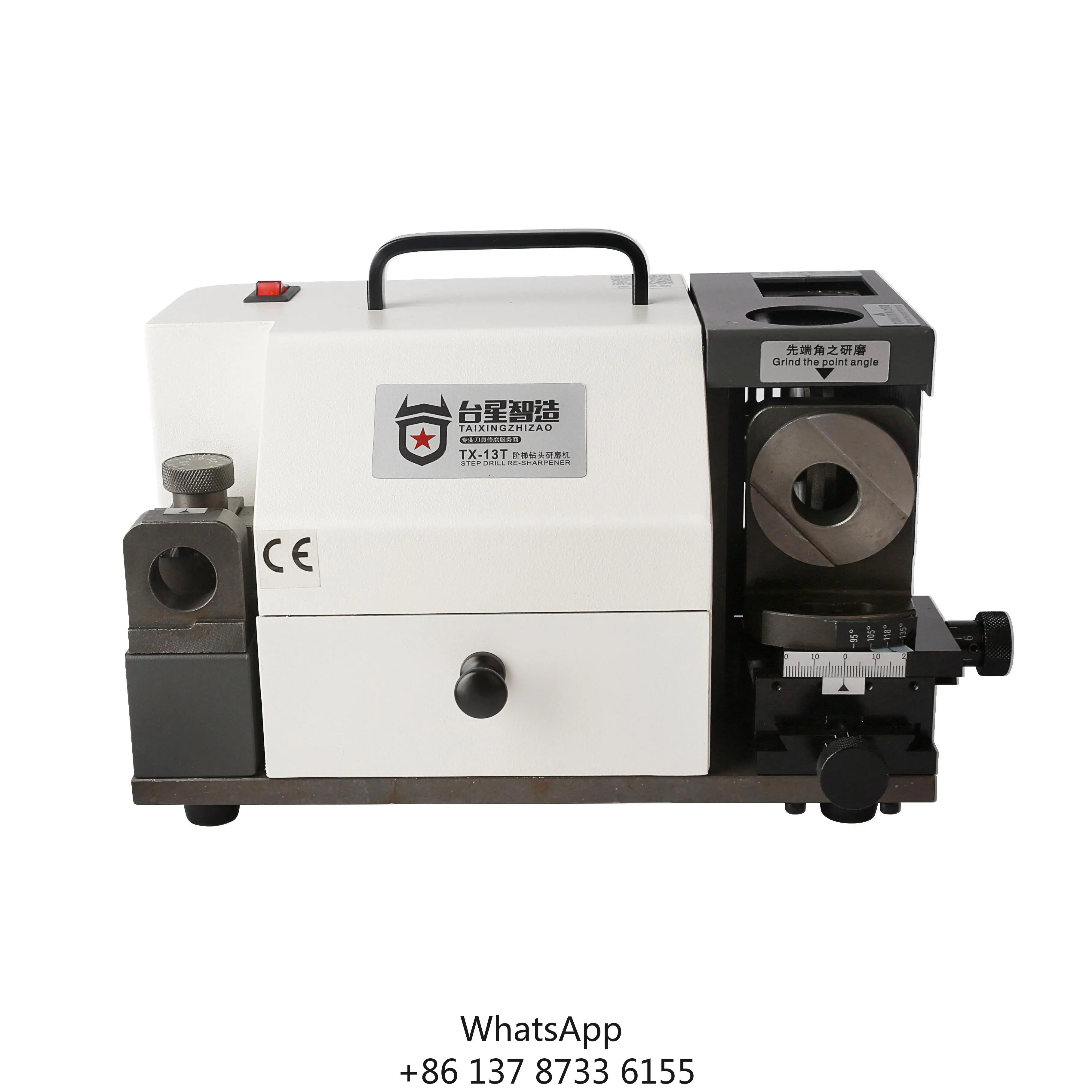 TXMC TX-13T High Efficiency Step Drill Bit Grinder Machine 4-14mm With Motor As Core Component