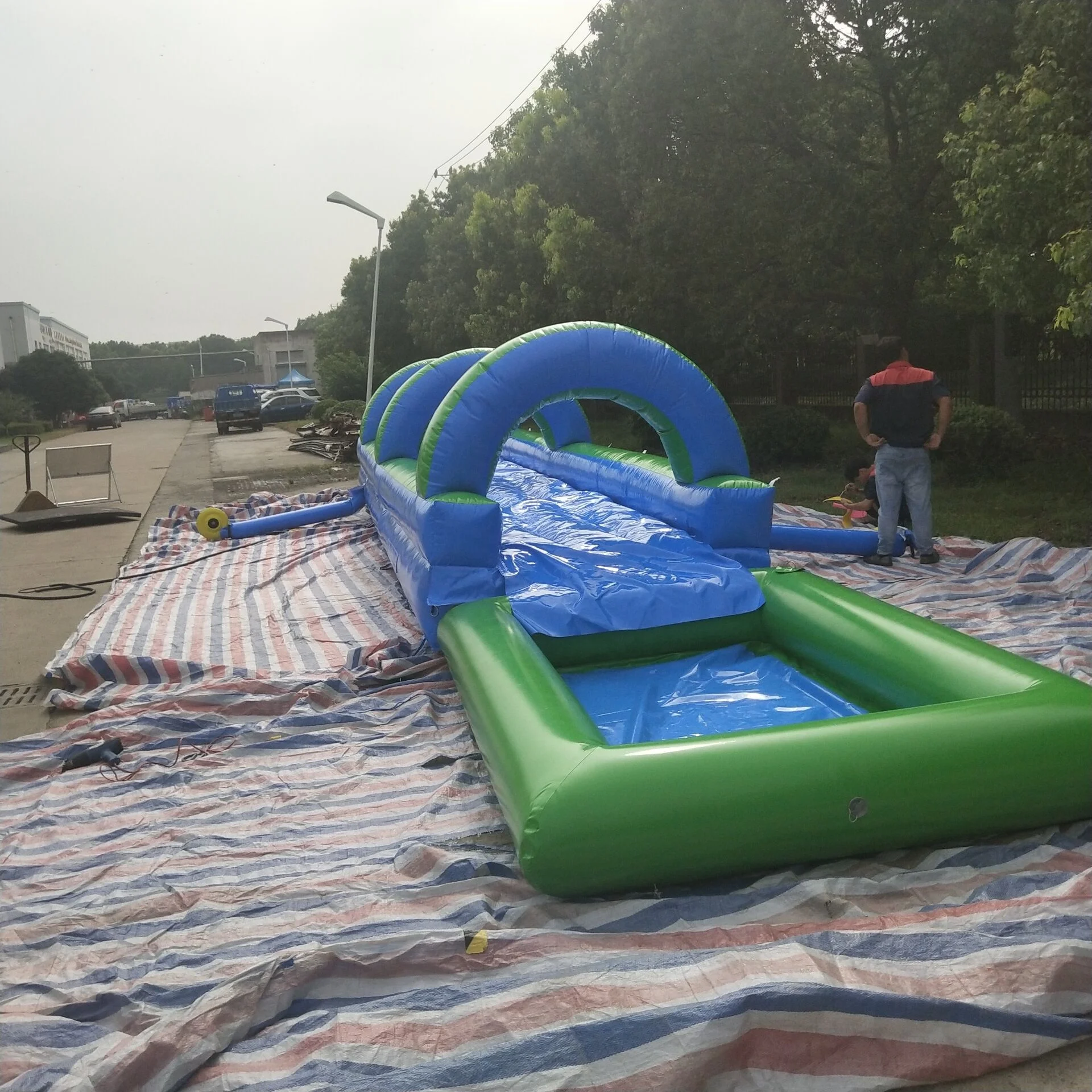 Customized Commercial Inflatable Swimming Pool Water Slides