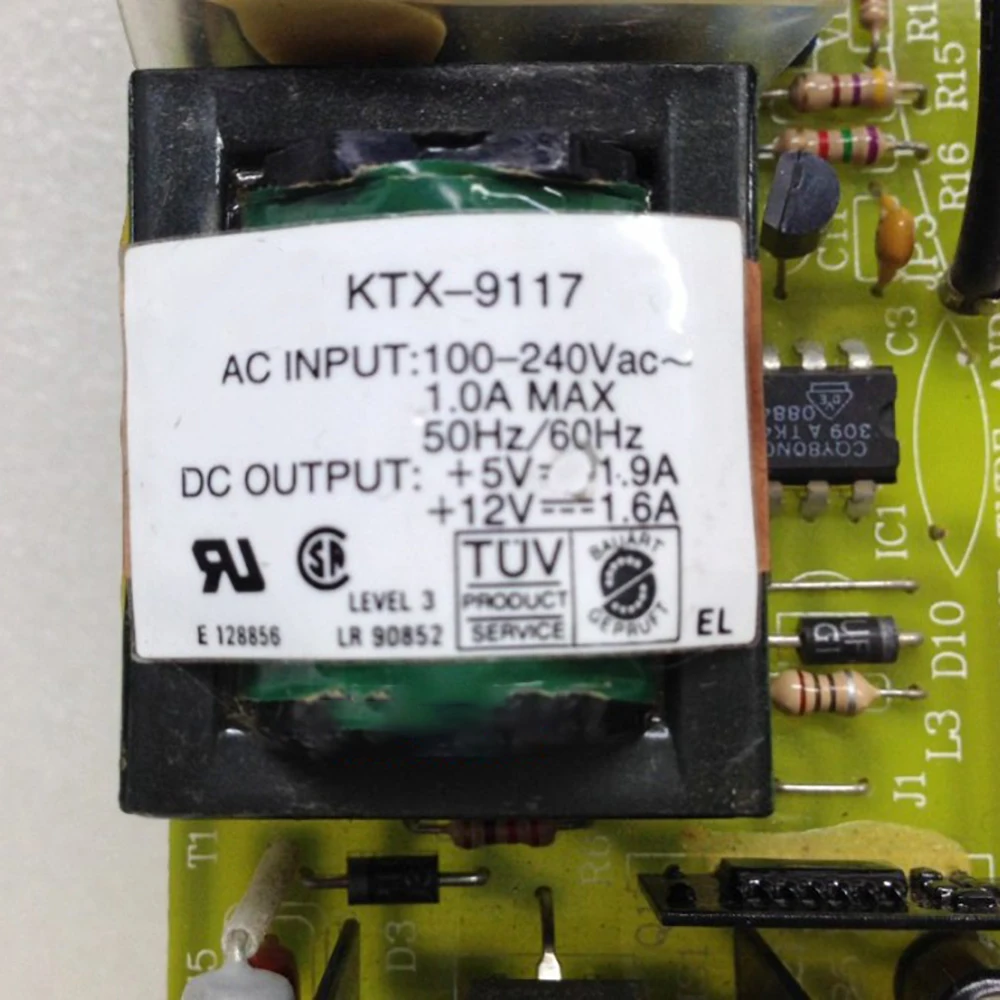 

KTX-9117 Для блока питания промышленного медицинского оборудования TUV +5V1.9A+12V1.6A