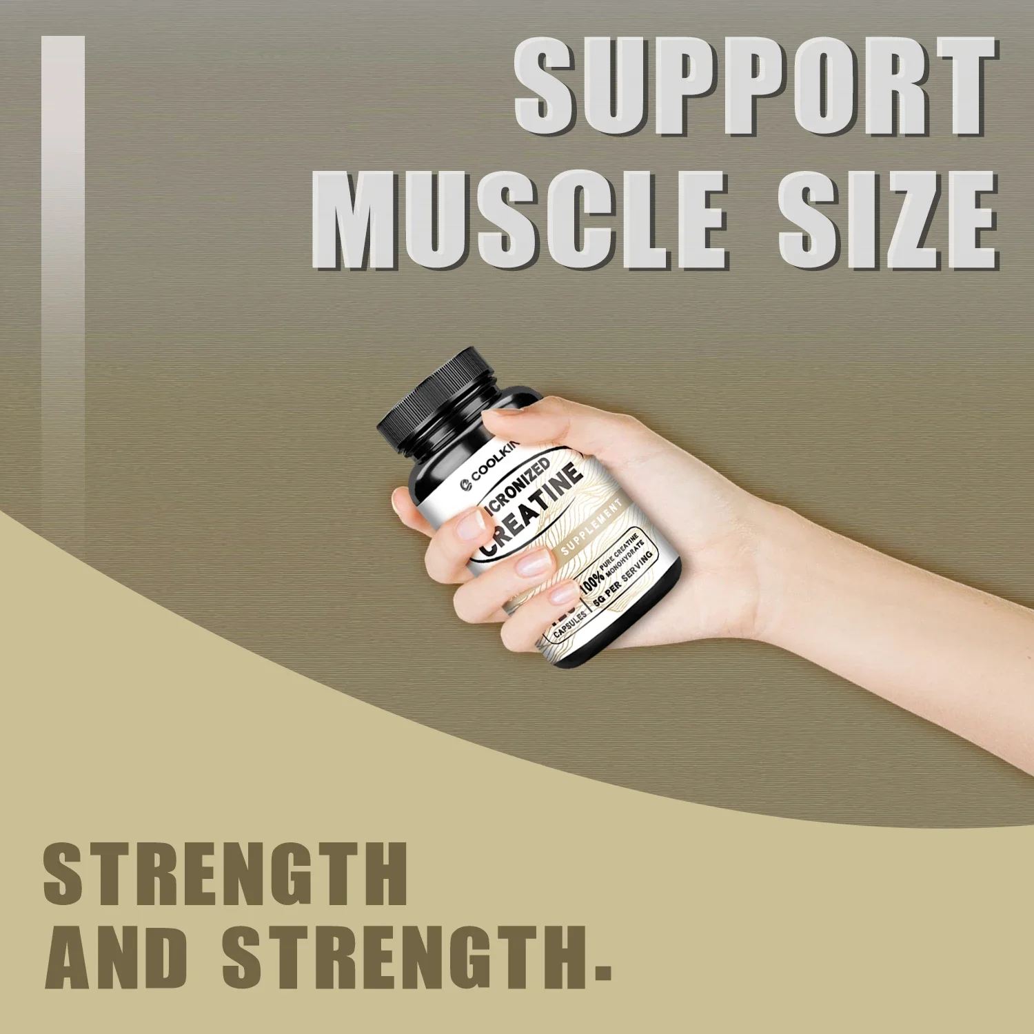 Micronized Creatine - Enhances Strength, Energy, Improves Endurance, Promotes Muscle Growth, and Enhances Immunity