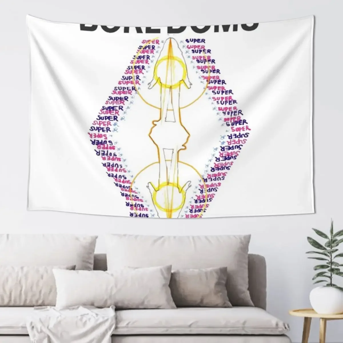 boredoms super ae Tapestry Living Room Decoration Room Decoration Korean Style Tapestry