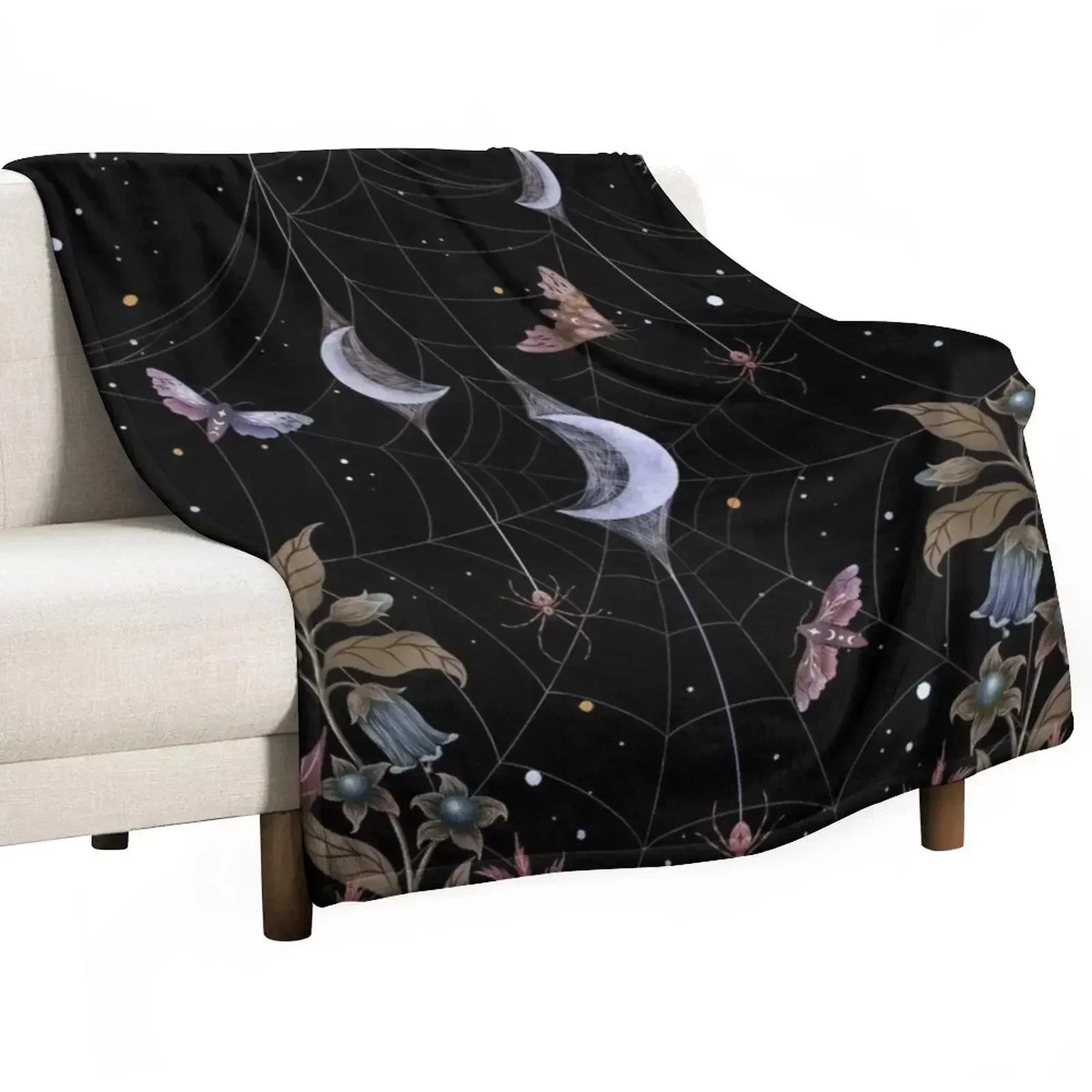 

Witch Garden Throw Blanket Bed Fashionable Decorative Sofas Heavy Multi-Purpose Blankets