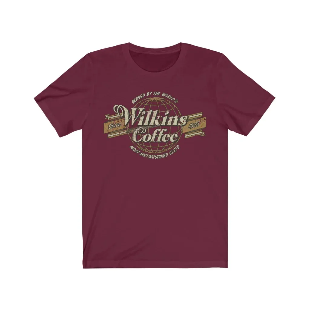 Wilkins Coffee Co. Globe 1923 Vintage Men's T-Shirt