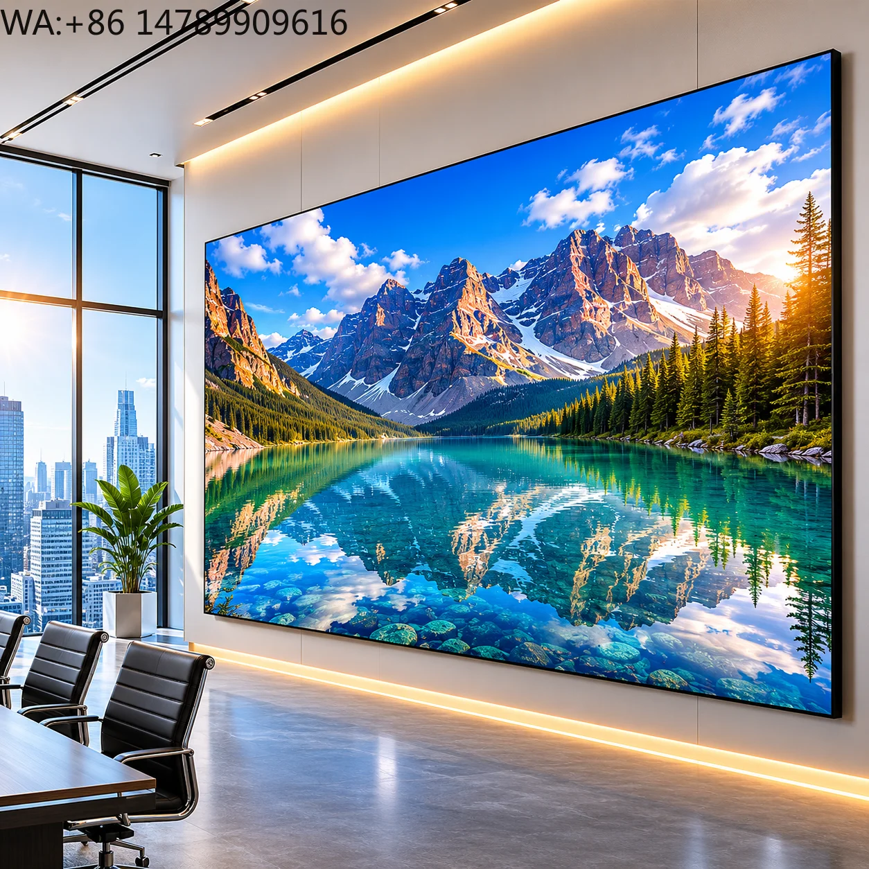 Seamless P1.25 P1.5 P1.8 P2.5 Indoor Small Pitch LED Video Wall Full Color Display for Showroom Reception Hall
