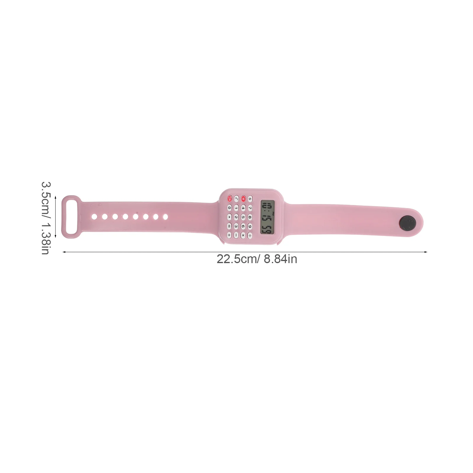 2 pezzi mini calcolatrice per bambini orologio piccolo orologio da polso elettronico compatto accessorio multifunzione per il conteggio della scuola dei bambini