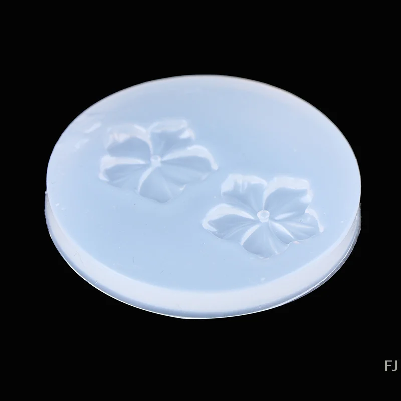 [YU]1개 거울 DIY 크리스탈 에폭시 몰드 UV 꽃 수제 펜던트 머리핀 장식