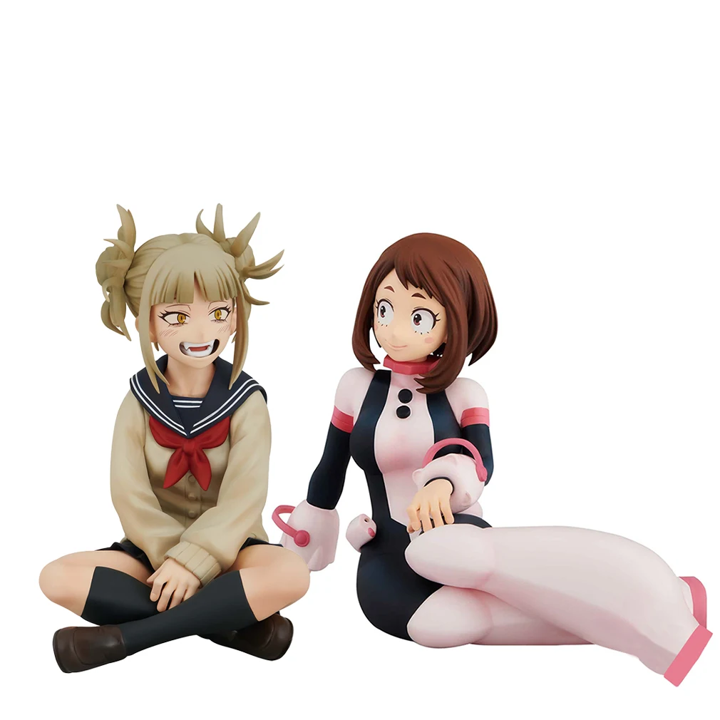 MHA Hero Academia toga himiko Figurine Collection anime Doll Toys Uraraka Ochako Sitting Action Figure Model Boy Girl gift 10cm