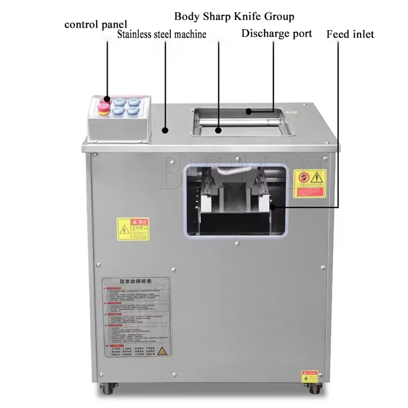 Automatic Salmon Basa Pangasius Tilapia Dory Fish Meat Fillet Oblique Cutting Slicing Processing Making Machine