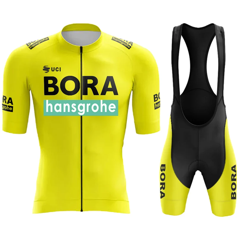 Summer Cycling Clothing 2024 Mtb Jersey UCI BORA Clothes Man Men\'s Cycle Spring Mens Sets Bike Sports Set Pants Gel Uniform Road