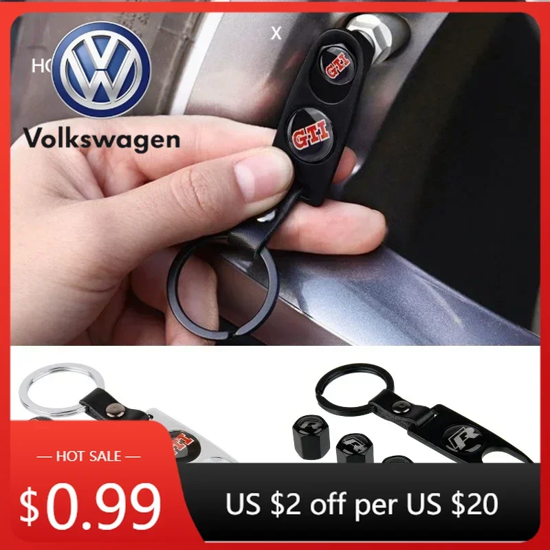 

Брелок-колпачок для ниппеля колеса Volkswagen 2026 года, с логотипами Volkswagen GTI, S Racing, R-Line, Polo, Golf, Passat, Touran, Bora, Beetle