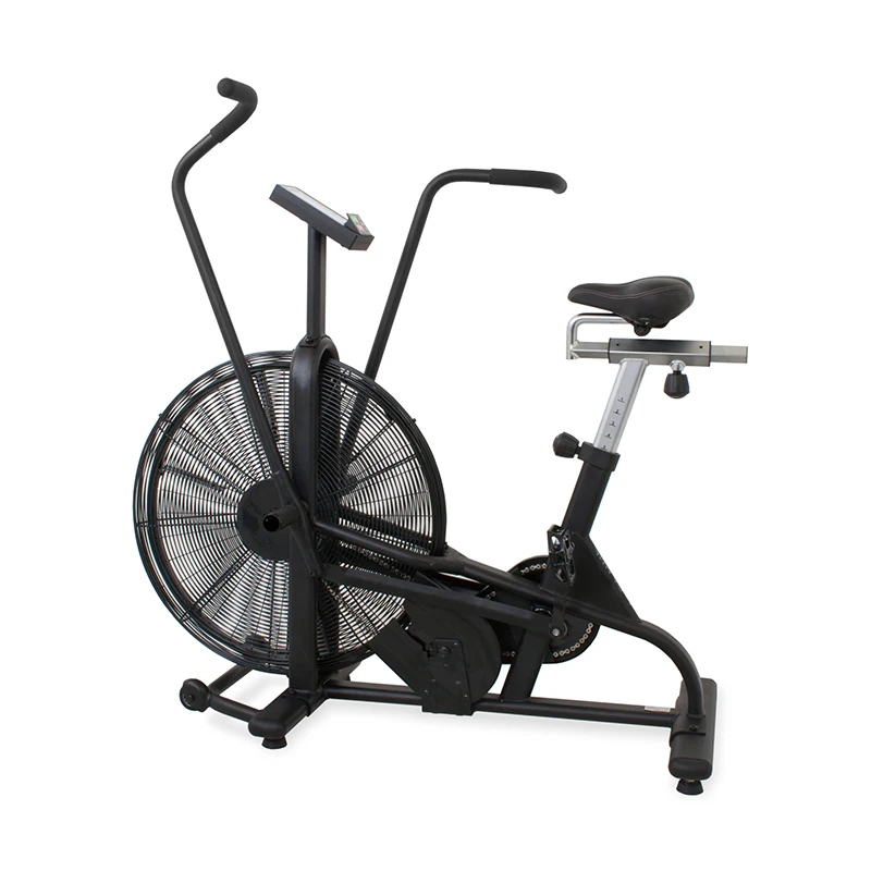 Bicicleta estática de gimnasio comercial para entrenamiento Cardio en casa, equipo de Fitness para ciclismo en interiores, cadena vertical plegable, bicicleta de aire magnética